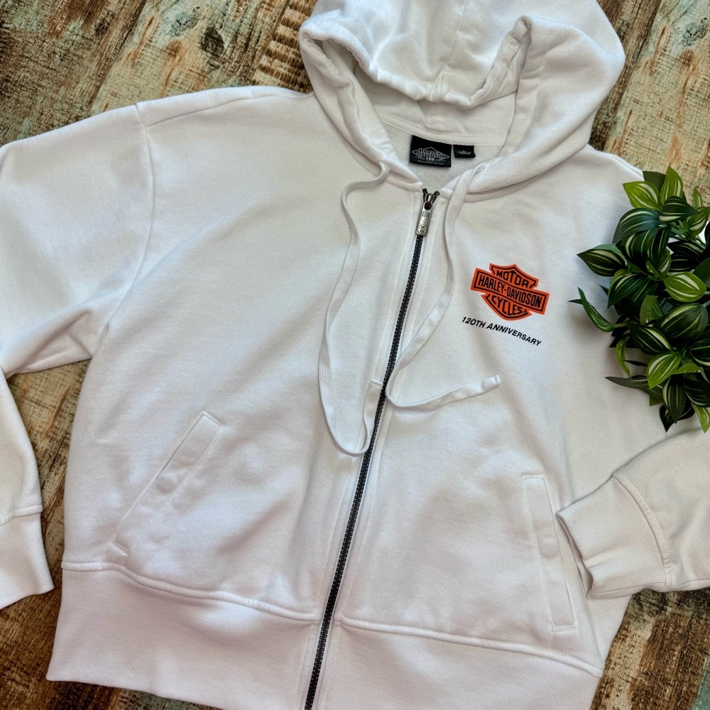 Women’s HARLEY-DAVIDSON “120th Anniversary” Zip-up Hoodie | #W16